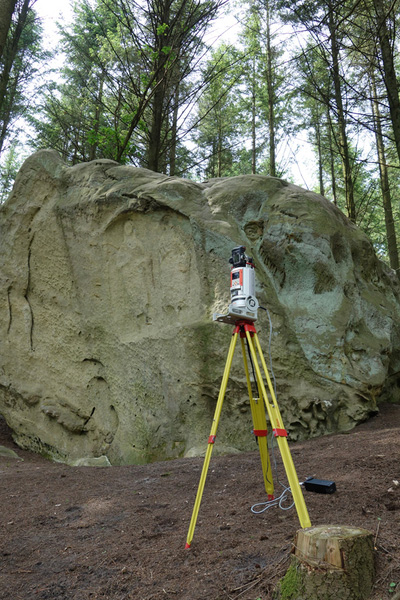 Laserscanning Felsmonument