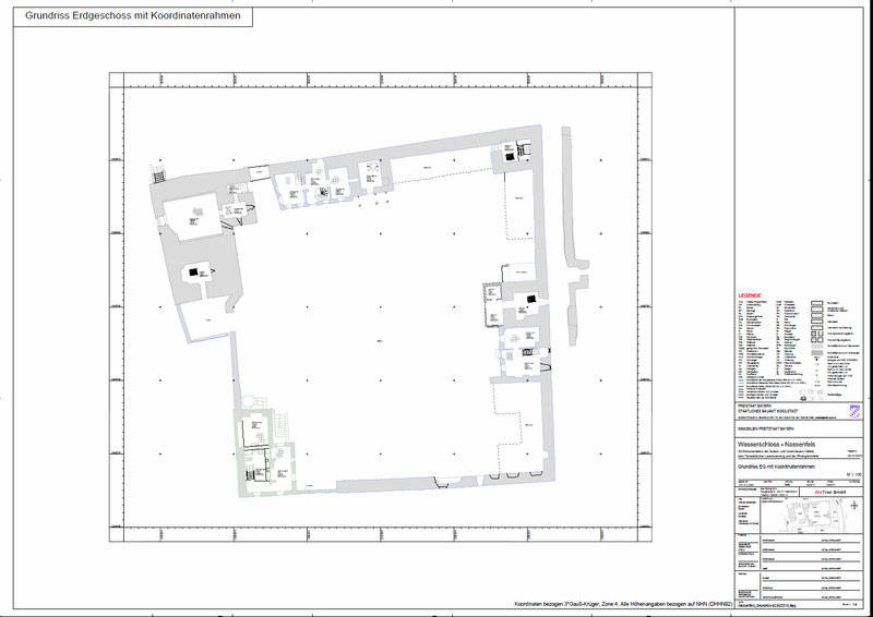 Bauforschung Nassenfels CAD-Grundriss