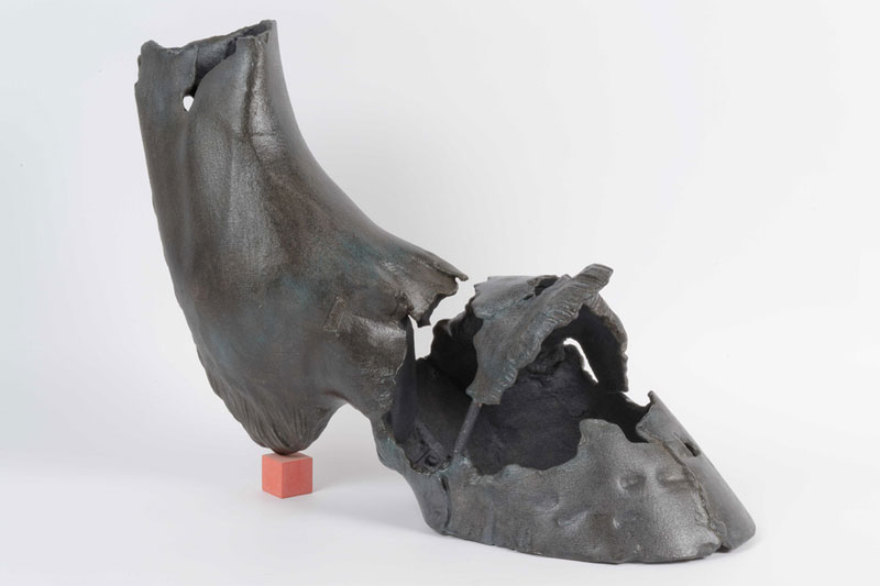 Horse-hoof archaeological object copy 3D printing