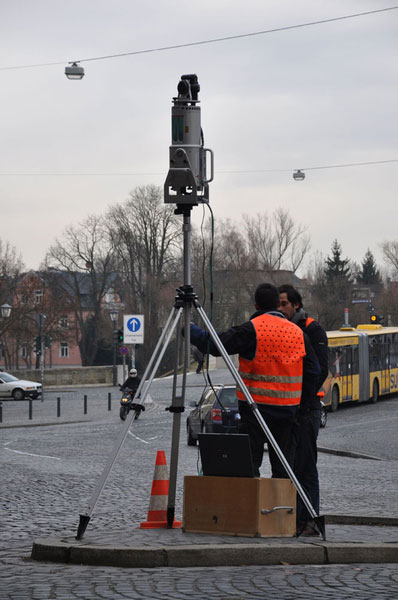 Legionslagermauer Regensburg Scanner