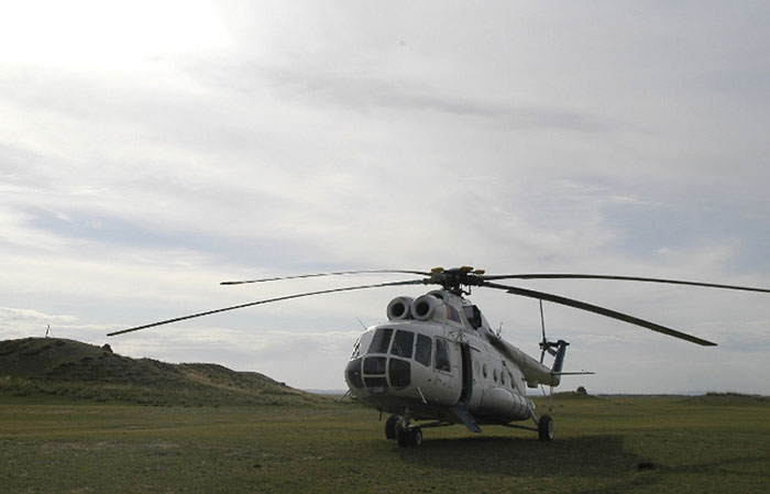 Palaststadt Mongolei Heli