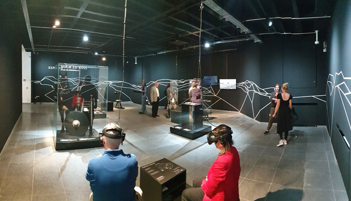 Ausstellung mit VR Inhalten im Badischen Landesmuseum Karlsruhe