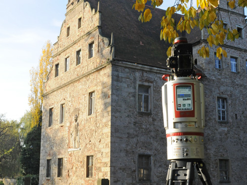 3D-Laserscan Wasserschloss Oberau