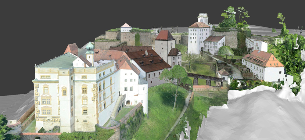 Kulturerbevermessung mittels Laserscanning und Photogrammetrie