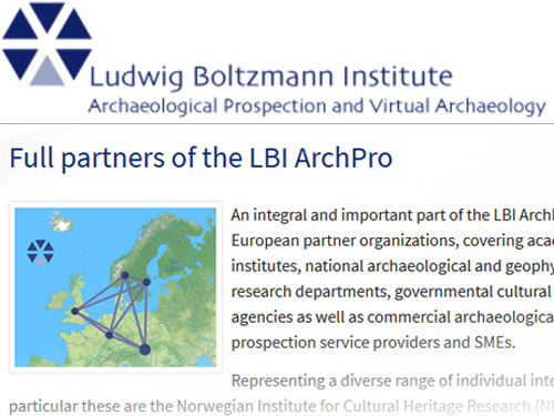 Ludwig Bolzmann Institute, Archaeological Prospection and Virtual Archaeology