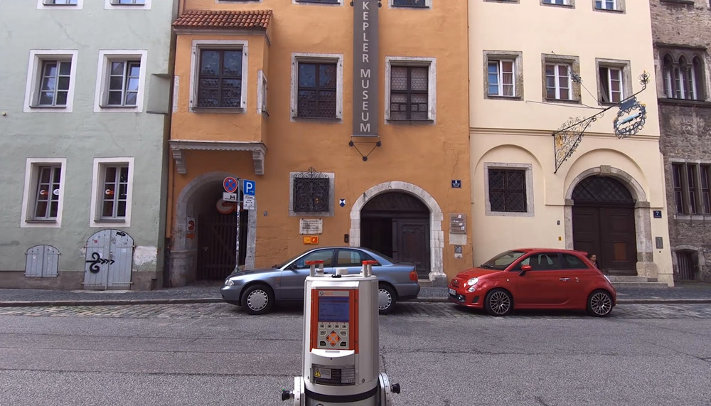 Keplerhaus Regensburg - Laserscanning der Außenfassade