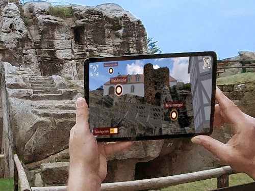 Augmented Reality App Festung Regenstein