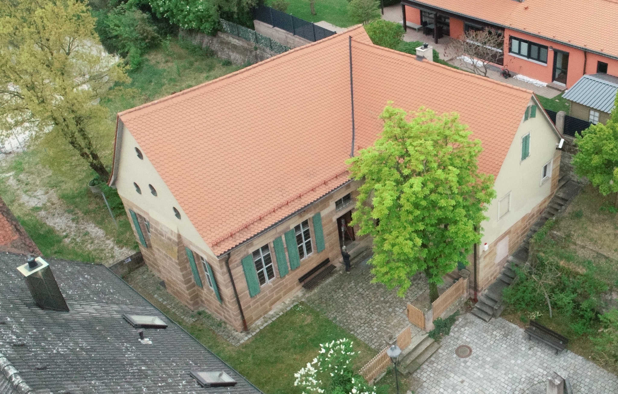 Building of the synagogue in Georgensgmünd