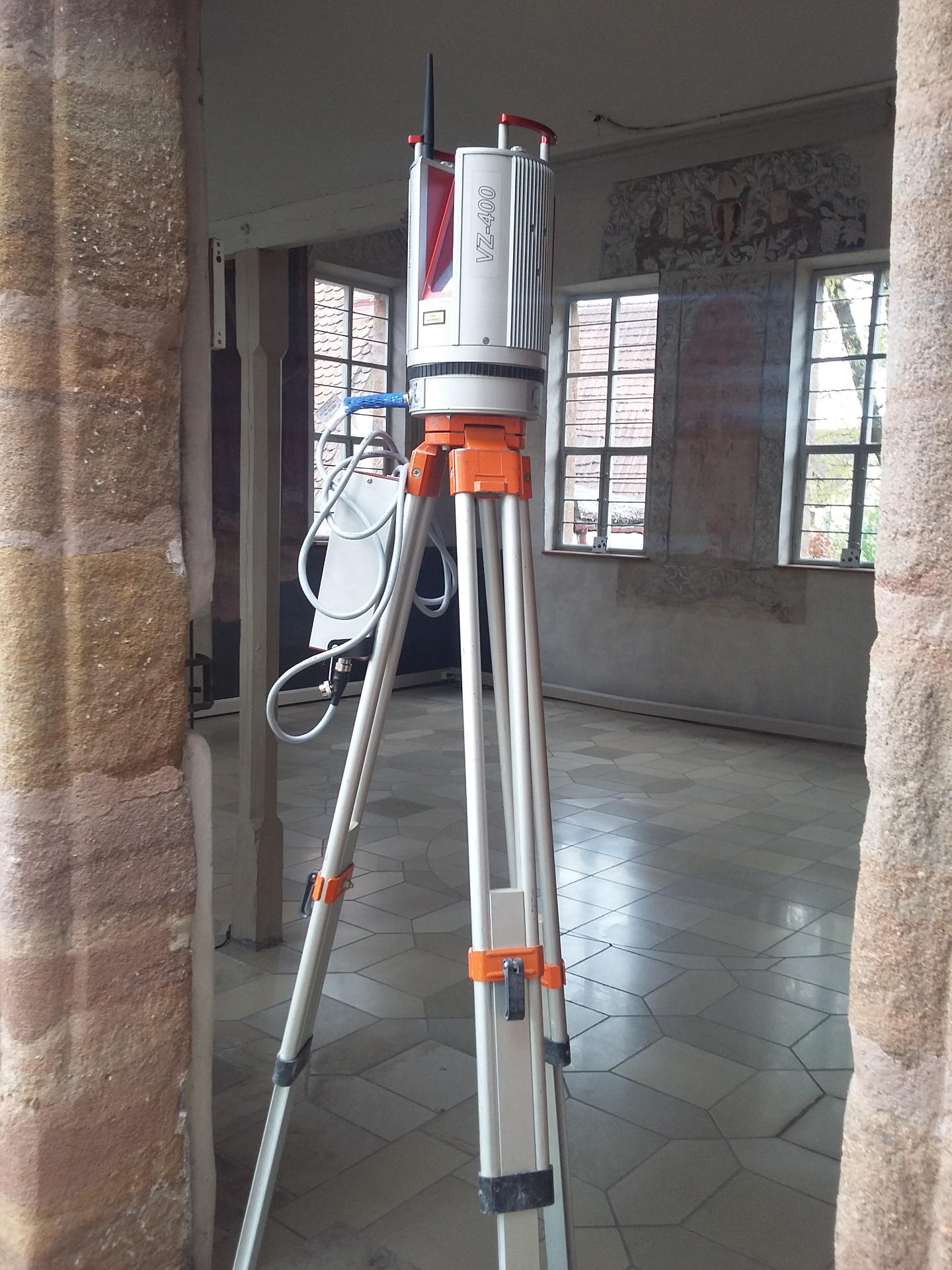Surveying with a 3D laser scanner