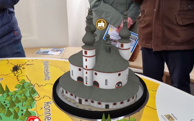 Augmented Reality App für historische Ausstellungsinhalte