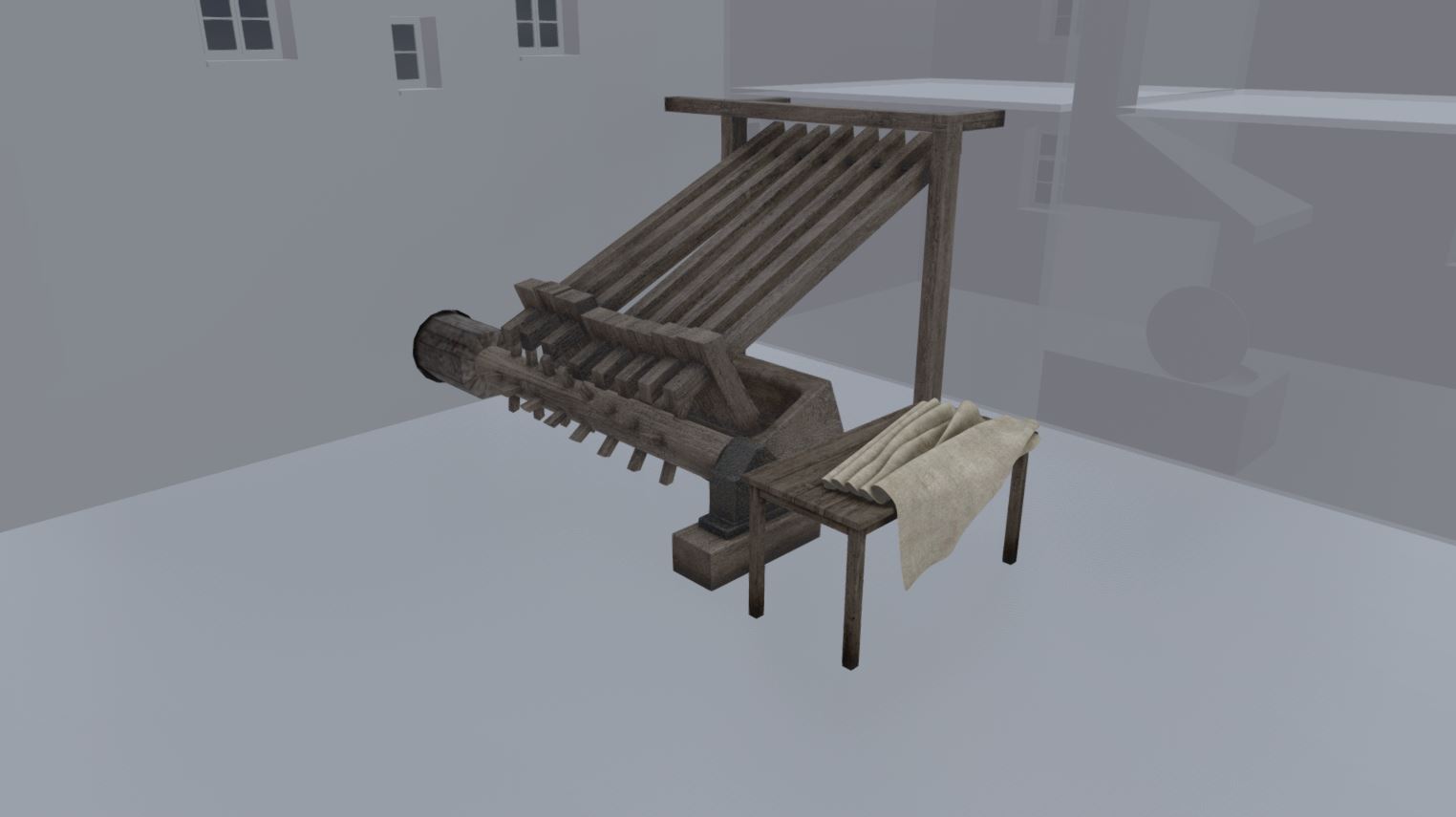 Walkmühle Innenansicht