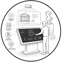 Interaktive Medienstatioen für Museen