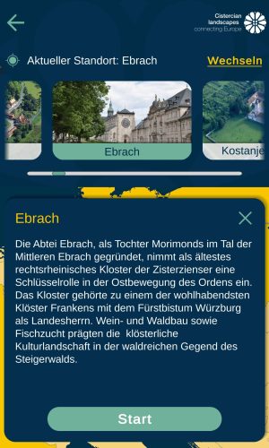 Cisterscapes app standort
